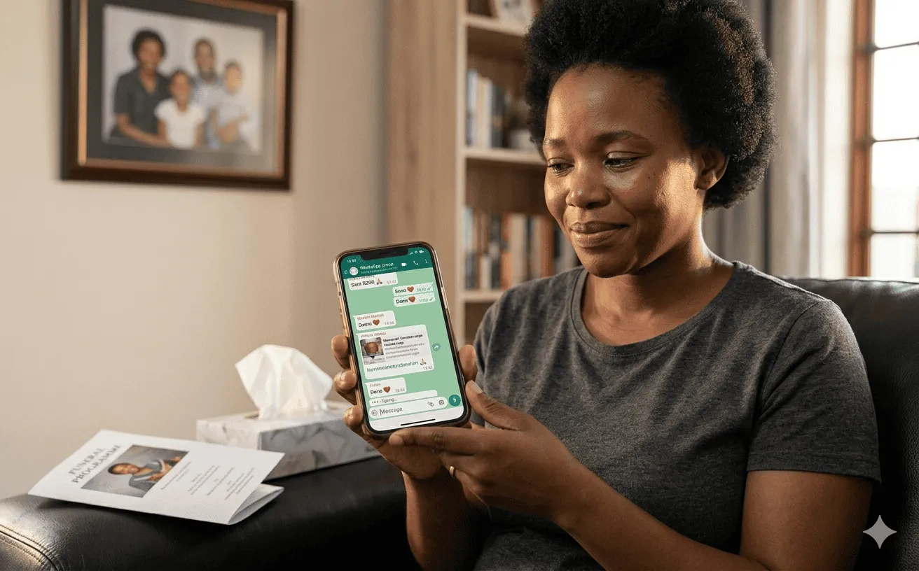 Community crowdfunding and online donations helping a South African family cover funeral costs